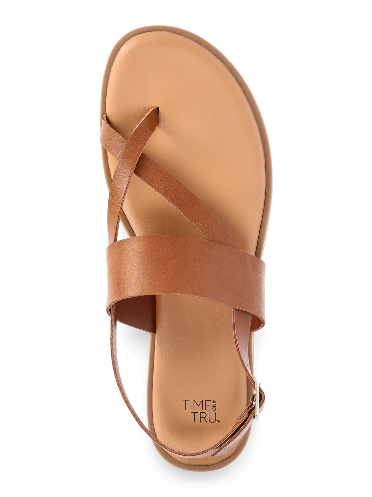 Time and Tru Women's Strappy Toe Thong Sandal