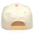 thumbnail image 5 of Funky Junque Trucker Hat – Vintage Two-Tone Snapback Baseball Cap - Pink/Beige, 5 of 5