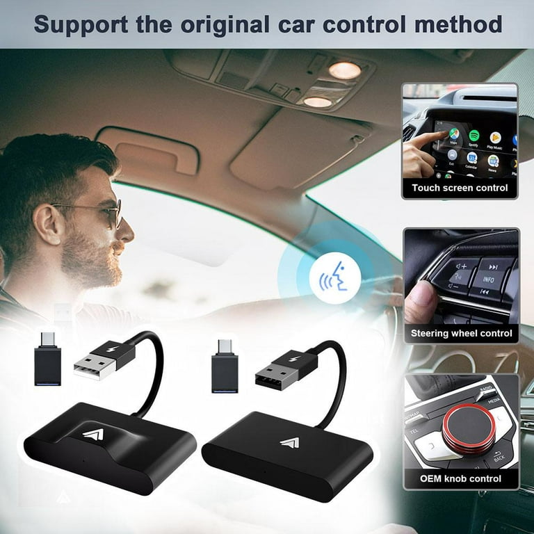 For Wireless CarPlay Box Android Auto Dongle Car Player N Activator GXau ew  Y7I9 