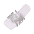 thumbnail image 2 of Willtoo Women's Sparkly Rhinestone Star Summer Sandals 2026 Wedding Glitter Bling Strappy Flats, 2 of 5