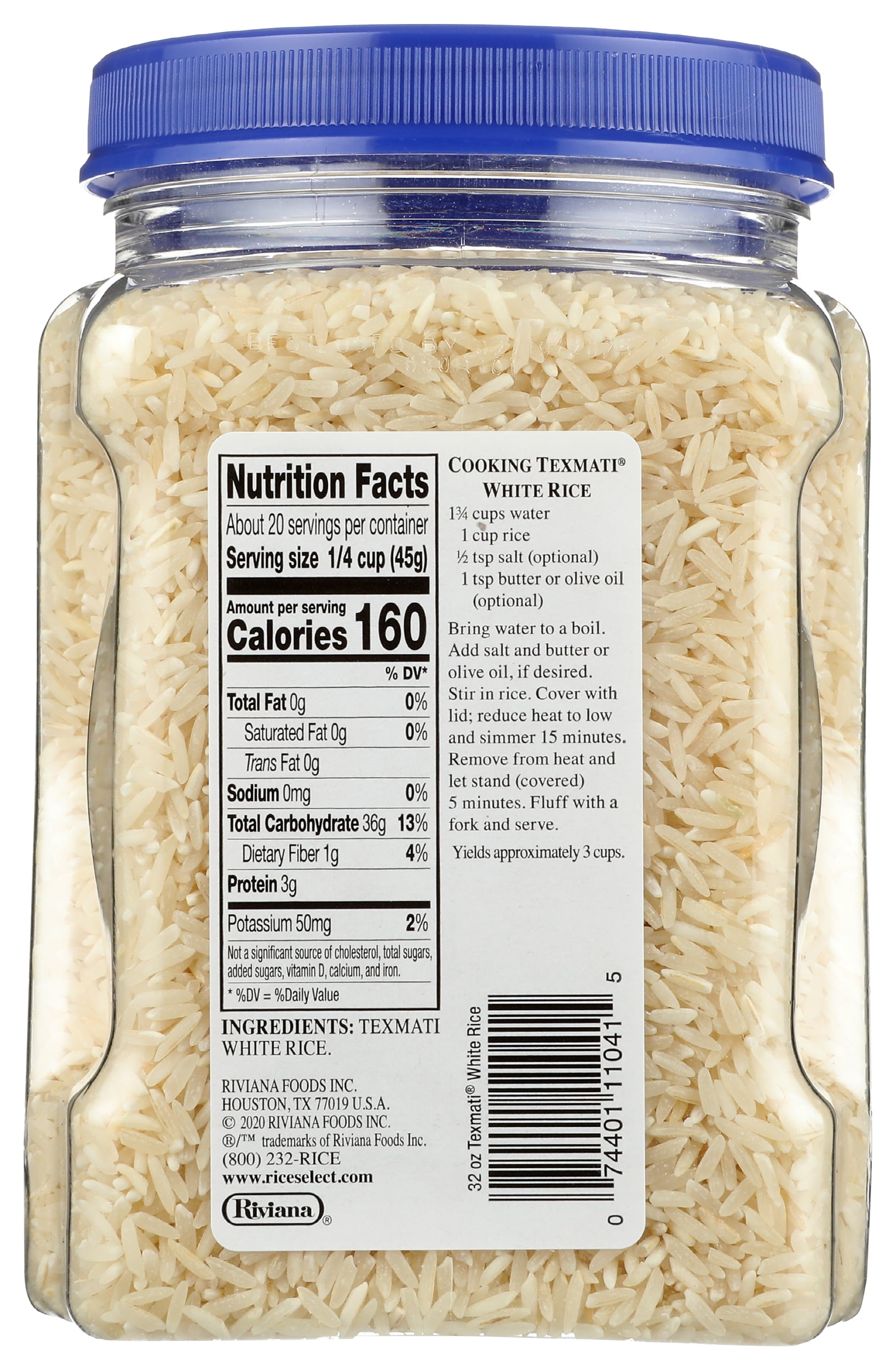 Pack of 4, Riceselect Texmati White Rice, 32 oz