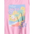 thumbnail image 2 of Wonder Nation Girls Tank Top and Shorts 2-Piece Pajama Set, Sizes 4-18, 2 of 3