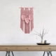 thumbnail image 5 of Decoración de pared de macramé, tapiz tejido hecho , adorno de pared bohemio para dormitorio, sala de , dormitorio, Fondo de habitación de Rosa Macarena Tapiz de macramé, 5 of 7