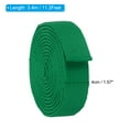 thumbnail image 2 of Uxcell Taekwondo Colored Ranking Belt 1.6"x11.2Ft 3.4m, Cotton Martial Arts Judo Karate Belt, Green, 2 of 5