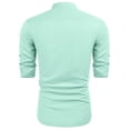 thumbnail image 6 of COOFANDY Men's Long Sleeve Cuban Guayabera Shirt Relax Fit Casual Summer Beach Button Down Shirts, 6 of 6