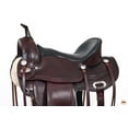 thumbnail image 2 of 16" Western Horse Saddle American Leather Treeless Trail Pleasure Hilason, 2 of 7