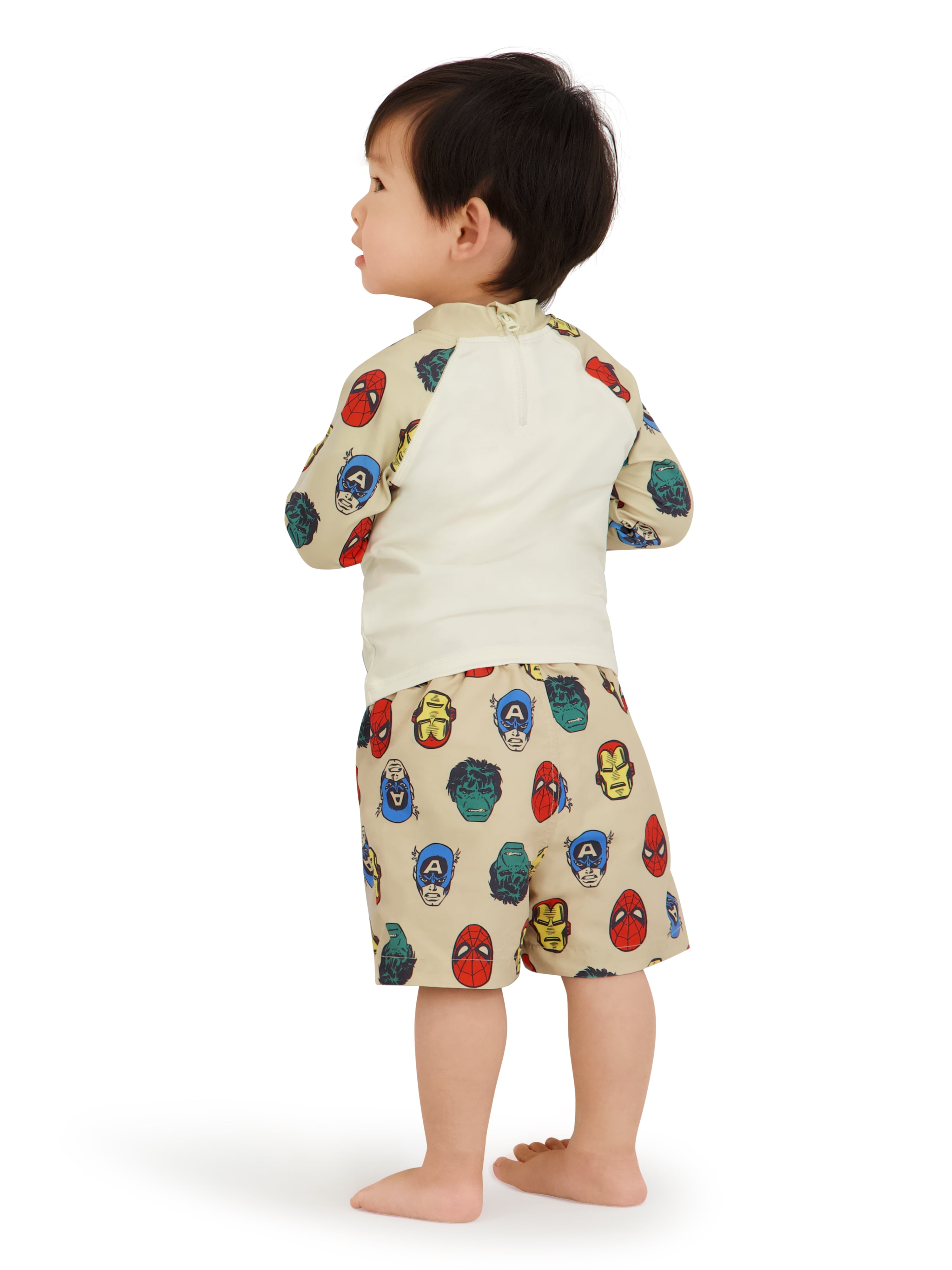Character Toddler Boy Rash Guard Swim Set, 2- Pieces, Sizes 12M- 5T