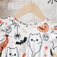 thumbnail image 4 of Vividxx Girls Dresses Children Girls Spring Fall Halloween Funny Printed Long Sleeve Crew Neck Dress 3-4 Years, 4 of 6