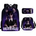thumbnail image 1 of Adams Wednesday School Bag Three-Piece Set, Student Backpack Rucksack-week, 1 of 4