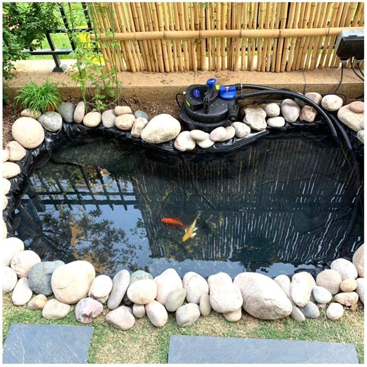 16.4Ft Fish Pond Liner Membrane Garden Pool Outdoor Landscaping PVC Supplies 