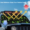 thumbnail image 5 of POLERO Saint Patrick Leaves Car Windshield Sun Shade Cute Front Window Car Sunshade Windshield Blocks UV Rays Sun Visor Protector for Truck Off-road Vehicle Accessories, 5 of 7
