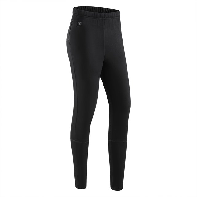 Gibobby Ropa interior termica Ropa interior térmica eléctrica para mujer Calefacción de cuerpo entero engrosada(Negro, L)
