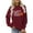 1-Brick Red, variant on Funny Chicken Lovers Farm Life Pullover Sweatshirt For Women Vintage Long Sleeve Crew Neck Novelty Hoodie Shirt
