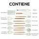 thumbnail image 3 of Juego de Utensilios de Cocina | Kit 12 Piezas de Cocina | Set de Instrumentos de Silicona | Mango de Madera Resistentes | Herramientas de Cocina Multifuncionales, 3 of 5