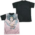 thumbnail image 2 of Jla - Sketched - Short Sleeve Black Back Shirt - X-Large, 2 of 4