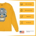 thumbnail image 6 of Philly Thing Sugar Skull Long Sleeve T-shirt Day of the Dead Dia de los Muertos, 6 of 7