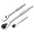 thumbnail image 4 of 1/3pcs 120 Tooth Quick Ratchet Wrench Socket Wrench 1/4 3/8 1/2 Drive Quick-Release Socket Spanner Home Repair Hand Tools, 4 of 8