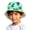 Green, variant on Toddler Kids Boys Tractor Bucket Hat Allover Construction Vehicle Print Wide Brim Summer Beach Vacation Outdoor Casual Accessories