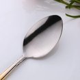 thumbnail image 4 of Serving Spoons, 12 Pieces 8 Inches Serving Tablespoons, Large Spoons for Serving, Stainless Steel Solid Buffet Banquet Flatware Kitchen Basics Serving Spoon Big Ladle Spoon, Gradient Gold, 4 of 6