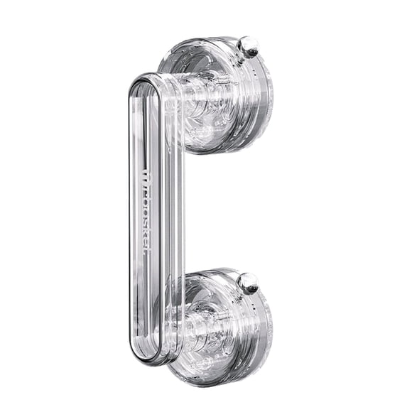 Mango de ventosa Toystoory agarre seguro barra fácil para pasamanos de puerta color transparente