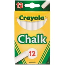 Crayola White Chalk Sticks Box Set - Nontoxic Chalk - 12 Count, Pack of 6
