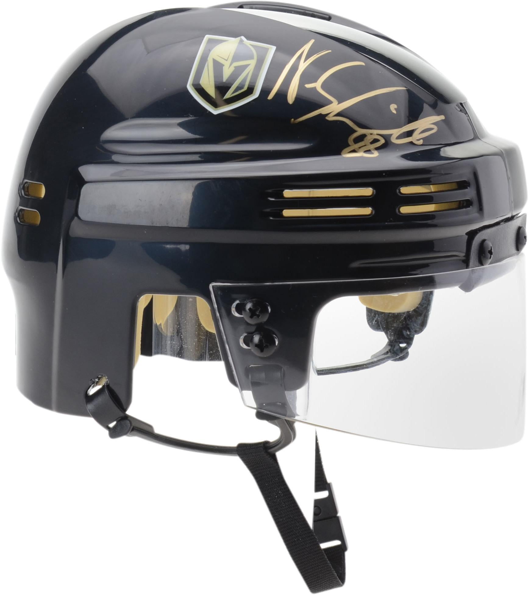 Nate Schmidt Vegas Golden Knights Autographed Black Mini ...