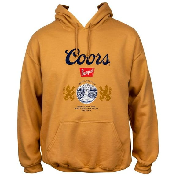 Coors  Golden Banquet Beer Logo Hoodie - Extra Large