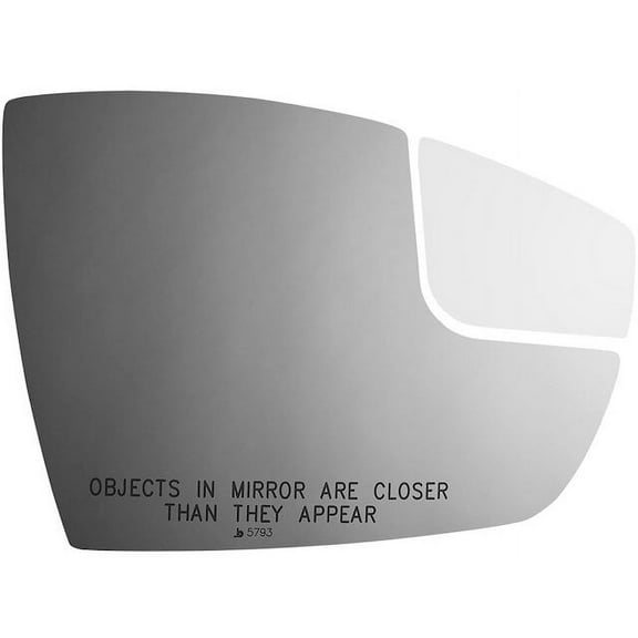 Right Lower Door Mirror Glass - Compatible with 2018 - 2020 Ford EcoSport 2019