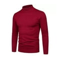 thumbnail image 2 of Mens Sweaters and Pullovers Crewneck Sweater Soft Casual Sweaters for Men Classic Pullover Sweaters with Ribbing Edge Winter Thermal Sweater, 2 of 4