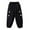 Black B, variant on WRKEKC Cargo Pants for Boys and Girls Spring Solid Color Work Pants Multi Pocket Loose Fit Pants Long Trousers 3-14 Years
