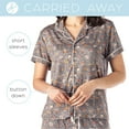 thumbnail image 2 of Hello Mello Carried Away Lounge Short Sleeve Pajama Tops, Ruff Morning Medium/Large (Women's), 2 of 8