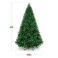 thumbnail image 3 of Best Choice Products 6ft Premium Hinged Artificial Christmas Pine Tree w/ 1,000 Tips, Metal Base, 3 of 10