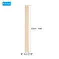 thumbnail image 2 of Unique Bargains 1/2 x 12 Inch Dowel Rods Wood Sticks Unfinished Wooden Dowel Rods Round Dowels Sticks 10 Pcs, 2 of 6