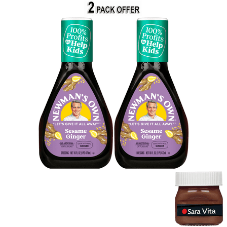 Newman's Own Sesame Ginger Dressing 16 fl oz