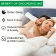 thumbnail image 3 of XIRQI 2 Packs Grounding Mat Kit Sleep Mat EMF Anti-fatigue Body Therapy Yoga Mat Improves Sleep Quality and Helps with Anxiety Tool, 3 of 6