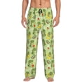 thumbnail image 1 of Gaeub Cute Dinosaurs Cartoon Print Mens Pajama Pants,Lounge Pants With Pockets And Drawstring-Medium, 1 of 6