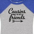 thumbnail image 4 of Inktastic Cousins Make the Best Friends with Arrow Boys or Girls Baby Bodysuit, 4 of 5