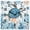 Light Blue, variant on Crab Wooden Wall Clock Silent Non Ticking, Blue Coastal Starfish Ocean Coral Nautical Square Wall Clocks Battery Operated, Decor Clock for Home Office, Living Room, Kitchen, 10 Inch