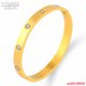 thumbnail image 1 of Marca de lujo FYSARA, brazaletes de amor con cristales, pulseras de Zirconia cúbica, joyería lujosa para parejas, brazaletes de acero inoxidable para regalo de mujer Tan Jianjun unisex, 1 of 2