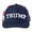 Navy Blue, variant on Trump US Flag Deluxe Embroidery Trucker Hat, Patriotic Political Mesh Back Adjustable Cap for Men & Women