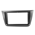 thumbnail image 2 of Stereo  Panel Trim, Temperature Resistance 9in Wearproof DVD Player Dash Panel Antiscratch ABS Plastic  For Automotive, 2 of 8