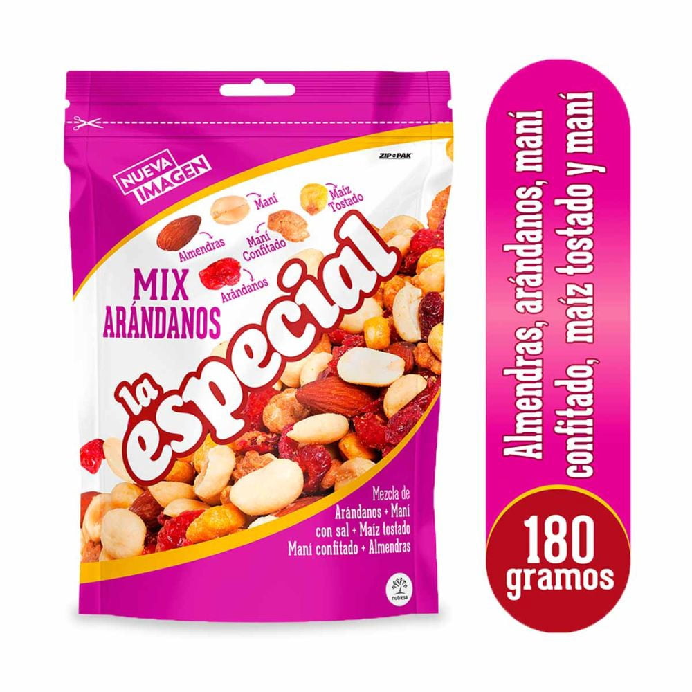 Planters roasted Nuts (3 pack) Mani La especial Roasted peanuts sweet peanuts blueberries almonds Mix Mani la especial Colombia Colombian snacks