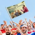 thumbnail image 4 of El Loto Blanco Bandera impresa con temática, regalo perfecto para fanáticos, amigos y familiares, y adecuada para actividades al aire libre e interiores, decoraciones de fiesta. 90 cm × 150 cm., 4 of 6