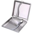 thumbnail image 2 of Leather Metal Cigarette Case, Can Hold 20 Cigarettes, 2 of 2