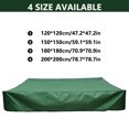 thumbnail image 3 of Cubierta de Caja de Arena Vogacara Impermeable Protección Solar Plegable Jardín Piscina 200x200cm Verde, 3 of 6