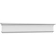 thumbnail image 3 of Ekena Millwork 94" Bottom Width x 98 3/8" Top Width x 8 5/8"H x 3/8"P Bedford Crosshead, 3 of 24