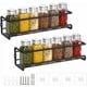 thumbnail image 1 of Gdrhvfd Especiero de Cocina, Especiero de Metal sin Taladrar, Especiero de Pared para Cocina, Soporte para Especias para Macetas de Especias, Accesorio de despensa, Armario de Cocina, 29x6x6cm, 1 of 5