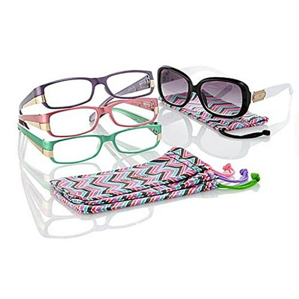 Joy Mangano Shades Readers Runway Chic With Bifocal Sunglasses Set ~150x 3669