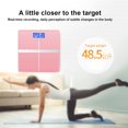 thumbnail image 3 of LCD Digital Weight Electronic Scale Square Electronic Body USB Charging Household Weight Scale Convenient Mini Custom Health Scale, 3 of 7