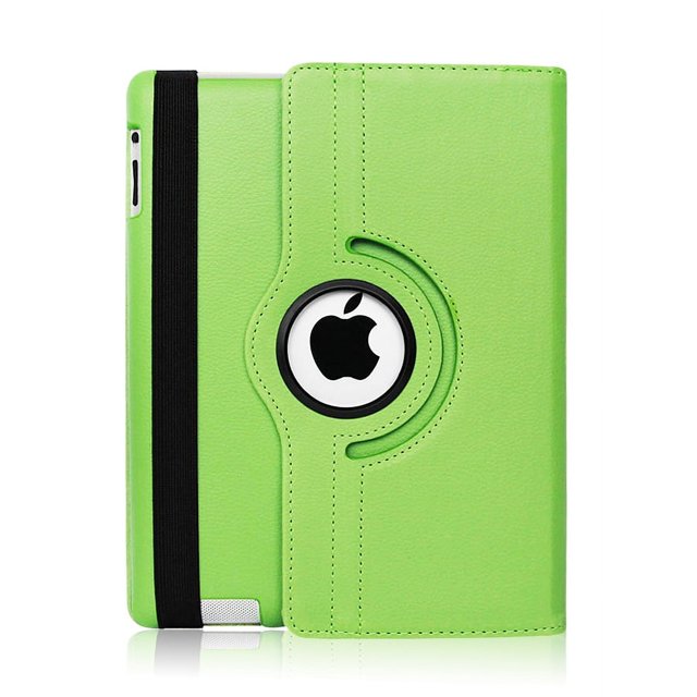 360 Rotating Case for IPad 8th 9th Gen 10.2'' IPad Air1 2 9.7" Stand Business School and Office for IPad Air5 10.9 Pro11 Tablet For iPad Green iPad Air3 Pro10.5
